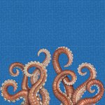 Octopus Cериграфические панно из стеклянной мозаики Ezarri